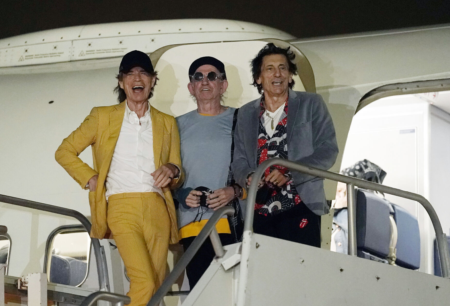 APTOPIX Rolling Stones Arrive in Los Angeles